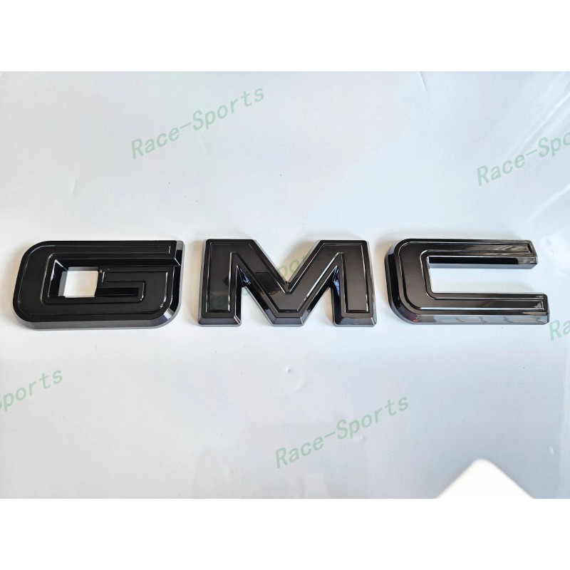 Auto GMC OVERLAY Rear Only Gloss Black GMC Emblem 2020+