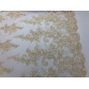 NEW CREATIONS FABRIC AND FOAM INC CHAMPAGNE FLORAL DESIGN EMBROIDERY