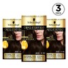 Schwarzkopf Oleo Intense Dark Brown Hair Dye, 3-Pack Permanent Oil