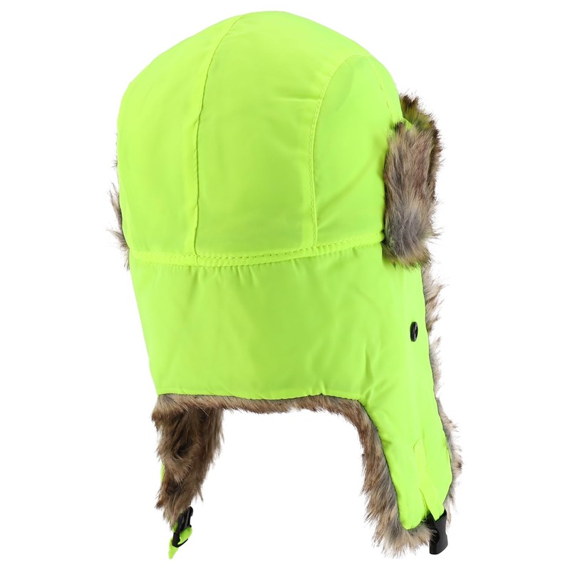 Armycrew Solid Color Winter Warm Trooper Trapper Hat - Neon