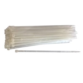 Cable Ties 50 Pieces 190 x 4.7 mm White / Natural