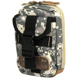 SK11 SWT019-1 Tool Pouch, Width 4.3 x Height 6.7 x Depth 2.8 inches (110 x 170 x 70 mm), Carabiner Included, Meisai