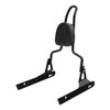 TCT-MOTORPARTS Black Detachable Passenger Backrest Sissy Bar Fits for Harley