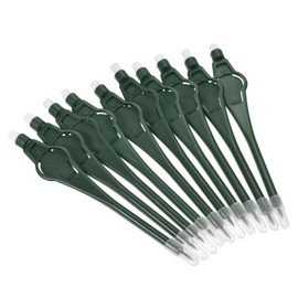 PATIKIL Golf Scoring Pencils with Eraser, 30 Pack Round Clip Plastic 2H Marker Pens for Sport Games Meeting, Dark Green