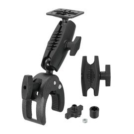 ARKON Robust Clamp Mount with Security Knob – 4-Hole AMPS Compatible Retail Black