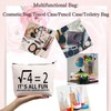 BDPWSS Math Teacher Makeup Bag Funny Math Lover Gift It's