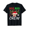 Reindeer Nurse Christmas Scrub Tops Boo Crew Nurse Xmas T-Shirt