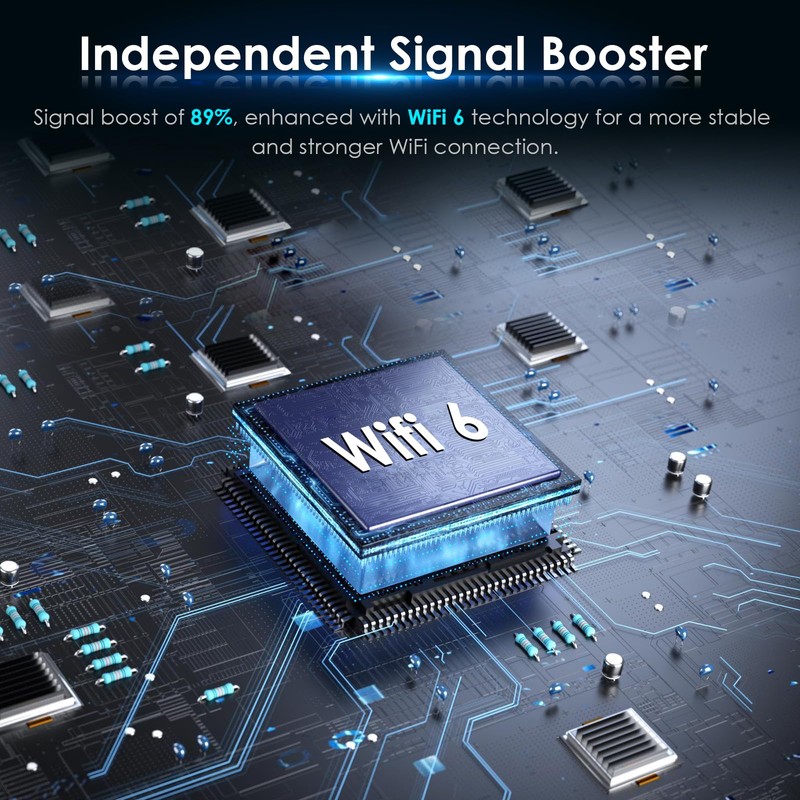 2025 AX1800 WiFi 6 Extender Signal Booster - Dual Band