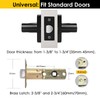 HISAFE Keyed Entry Door Lever with Lock, Heavy Duty Solid