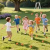 HENXING 24Pcs 2" Mini Basketball Stress Balls for Kids Tiny