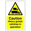 Safety First Display LTD Caution moving traffic sign - 1.2mm