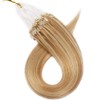 20" Micro Loop Human Hair Extensions 1g/s 50Strands #12/613 Golden