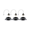 Paulmann 92111 Recessed Light Set of 3 Swivelling Round 90