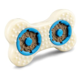 PetSafe Busy Buddy Forever Bone Dog Chew Toy / Snack Toy for Strong Chewers, Durable