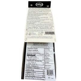 Pasta Pirro Tagliatelle Black Squid Ink Pasta from Italy 8.8 oz. (250g)(Pack of 2) Cuttlefish Ink - Similar to Mafalda - Fettuccine - Pappardelle - Nero Di Seppia - Durum Wheat Semolina - Slow Dried