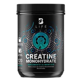Creatina Monohidratada 120 Tomas Creatine Monohydrate B Life Sabor Sin Sabor