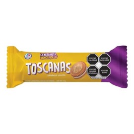Maribel Toscana Galletas Sandwich Vainilla 156g | Relleno cremoso, crujientes, snack, lonchera, café, leche, postre