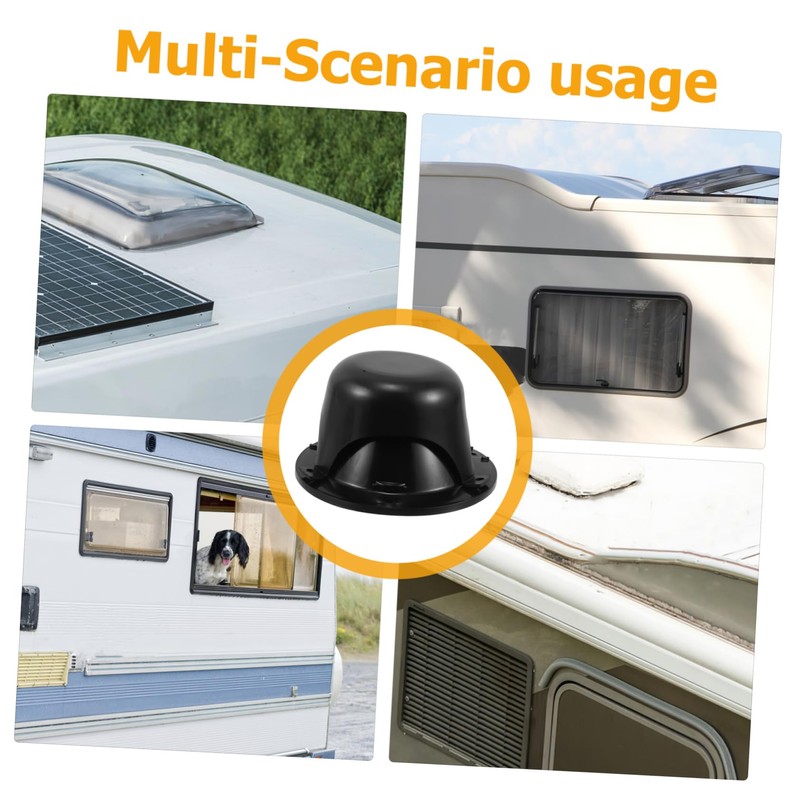 iplusmile 1set Rv Roof Vent Cover Durable Plastic Vent Cap