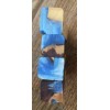 1 Pen Blank Hybrid Stabilized Cedar Epoxy Blue