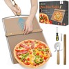 Sliding Pizza Peel, large Pizza Peel Metal Sliding Tray 16"
