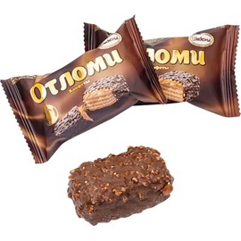 Akkond, "Otlomi" Waffle Candies with Milk Chocolate, Soft Caramel, Peanuts & Crispy Rice, 1lb/454g