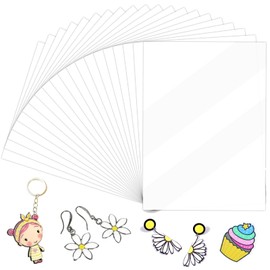 Pack of 20 Shrink Films Translucent A4 Shrink Film for Painting