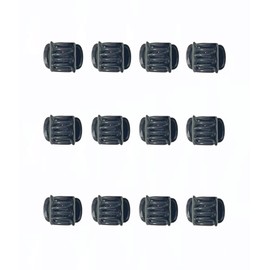 24 Black Mini Hair Claw Clips Clamps Small Plastic Hair Clips Pins Grips Womens Girls Hair Accessories (Black Colour), 1CM