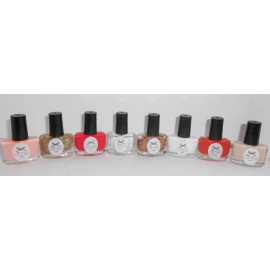 Ciate 8 pieces Ciate mini nail polish - 8 shades .17 oz each (unbox)