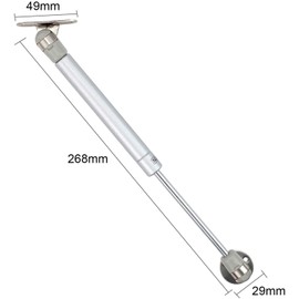 Gamemi 100N Gas Strut Lid Support Stay Bar Kitchen Cabinet Cupboard Box Spring Hinge - 4 Set
