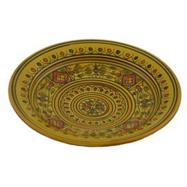 Ceramic Plates Moroccan Safi Serving Plate Large 12 Inches Round