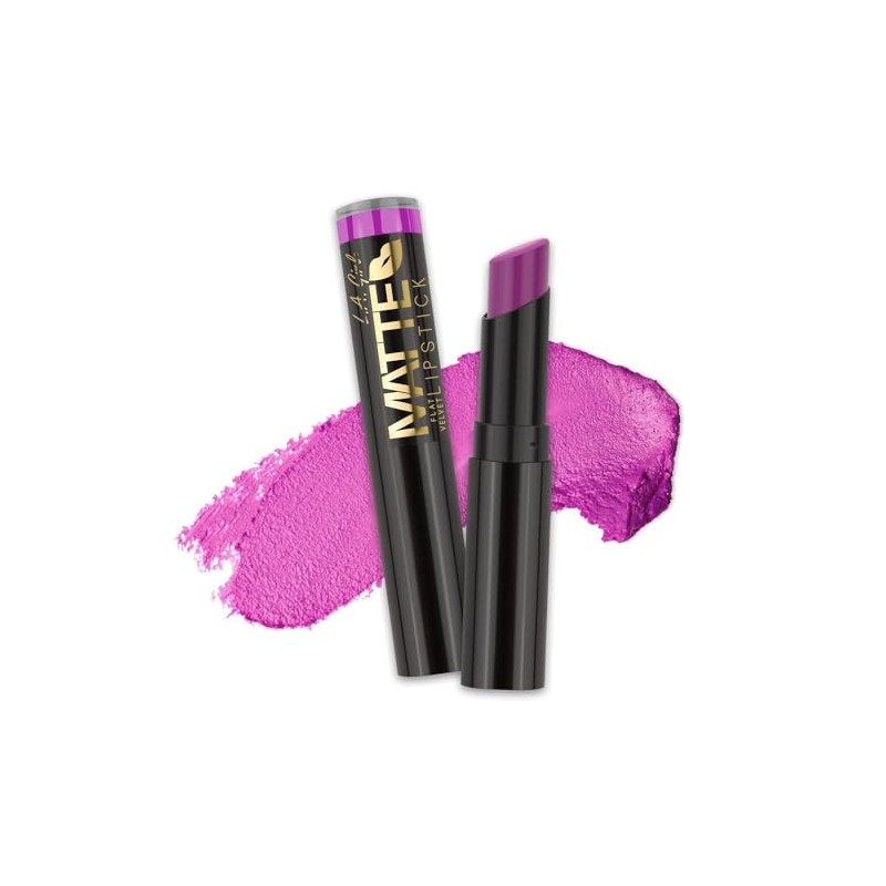 L.A. Girl Matte Flat Velvet Lipstick, Giggle GLC819