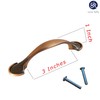 (10 Pack, CC: 3 Inch) Swiss Kelly Hardware Antique Copper