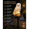 Solar Owl Garden Light for Outdoor Décor – IP65 Waterproof