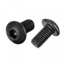 TA-VIGOR 50Pcs M5 x 10mm Alloy Steel Button Head Hex Socket Cap Screws, Flanged Button Bolts Nuts Hex Drive Fastener for Machine