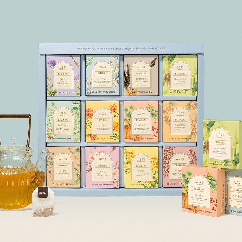 Ssanggyemyeong Tea Forest Dozen 5p Set, 12 Types, 1 Set
