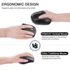 Wireless Vertical Mouse, 2.4G Advanced Ergonomic Mouse with USB Receiver,