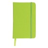 eBuyGB A6 Coloured Hardback Lined Paper Notebook, Lime Green