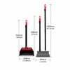 Long Handle Broom and Dustpan Set for Floor Cleaning –