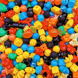 Acrylic Beads Mix(16mm)-Beading making-Bead Assortmens-DIY:_Duck&Bird_650ml
