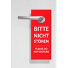 Pack of 20 Door Sign Hotel Bitte nicht stören -