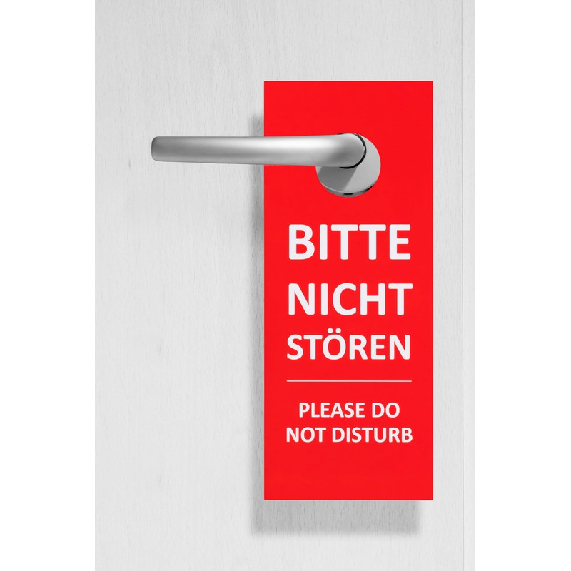 Pack of 20 Door Sign Hotel Bitte nicht stören -