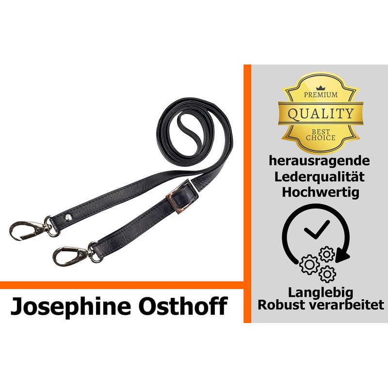 Josephine Osthoff Handtaschen-Manufaktur 2 cm Leather Shoulder Strap, Genuine Leather