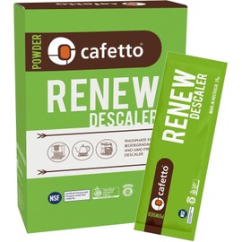 Cafetto Renew Organic Descaler – Eco-Friendly Scale Remover for Coffee Machines & Kettles (250g) – Certified for Rapid and Safe Cleaning