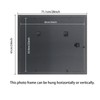 Mxtallup 22x26 Picture Frame Black Solid Wood Poster Frame 18X22
