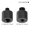 Frgyee Threaded Adapter 3/8 to 1/4 Camera Thread Screw Adapter