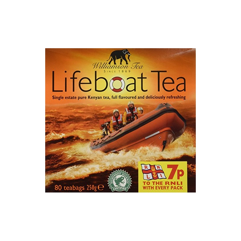 Lifeboat Tea, 80 Count 8.8-Ounce Boxes (Pack of 4)