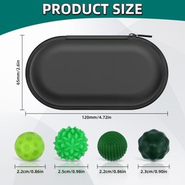 8 Stück Magnetische Fidget Toys, Magnetkugeln Stressball, Silikon Sensorik Spielzeug, Anti Stress Bälle für Angst Stress, Sensorischer Ball Toy für Erwachsene und Kinder, mit Silikonhülle