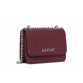 Replay Ladies Faux Leather Handbag, Port Wine 247