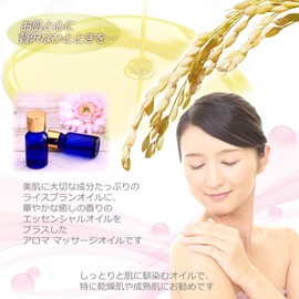 Citrus Blend Aroma Oil 16.9 fl oz (500 ml) (Base Oil: Rice Bran Oil) Massage Oil Carrier Oil Body Oil