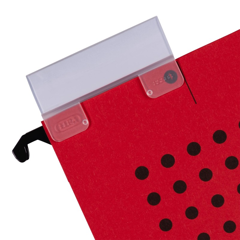 Elba 5 x Chic A4 Hanging Pockets Cardboard with Linen